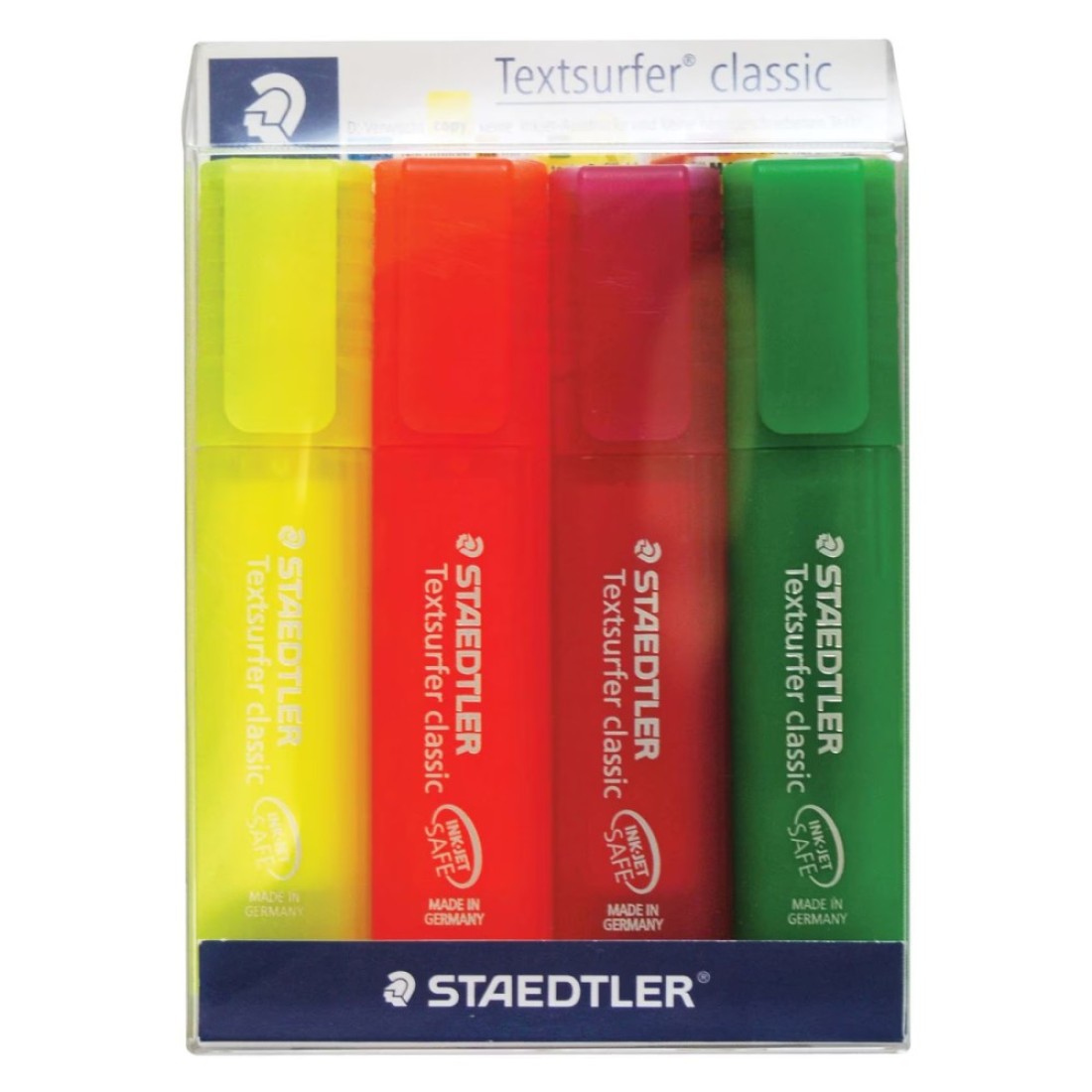Staedtler Textsurfer Classic Fluo Highlighter Wallet 4 PCS