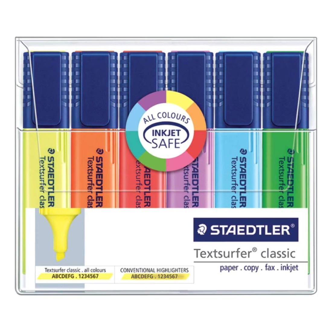 Staedtler Textsurfer Classic Highlighter Wallet 6 PCS