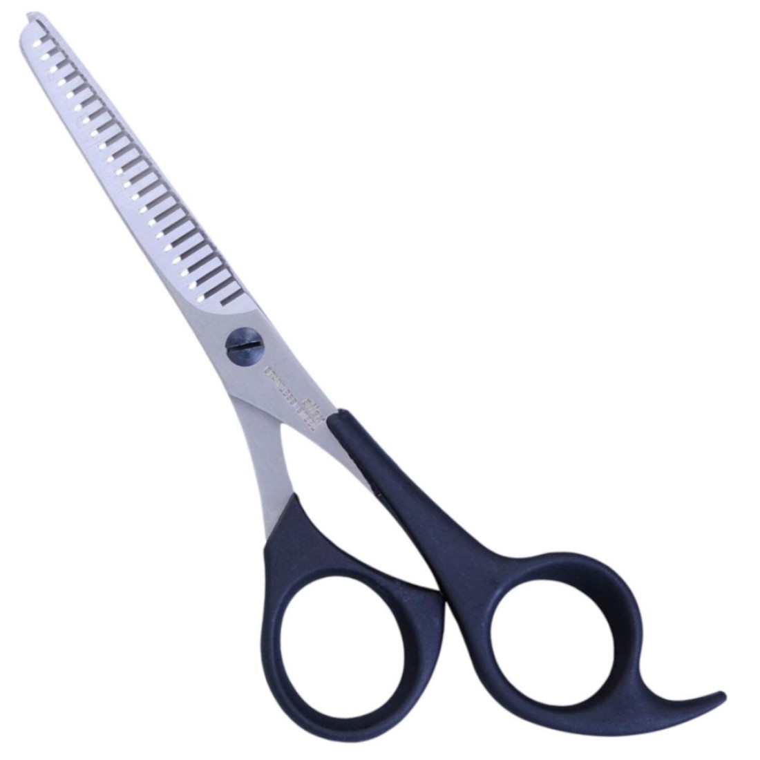 ALLEX Japanese Hair Thinning Scissors Small 6 Inch for Kids and Babies Home Haircut Texturizing Scissors Japanese Stainless Steel Black Made in JAPAN