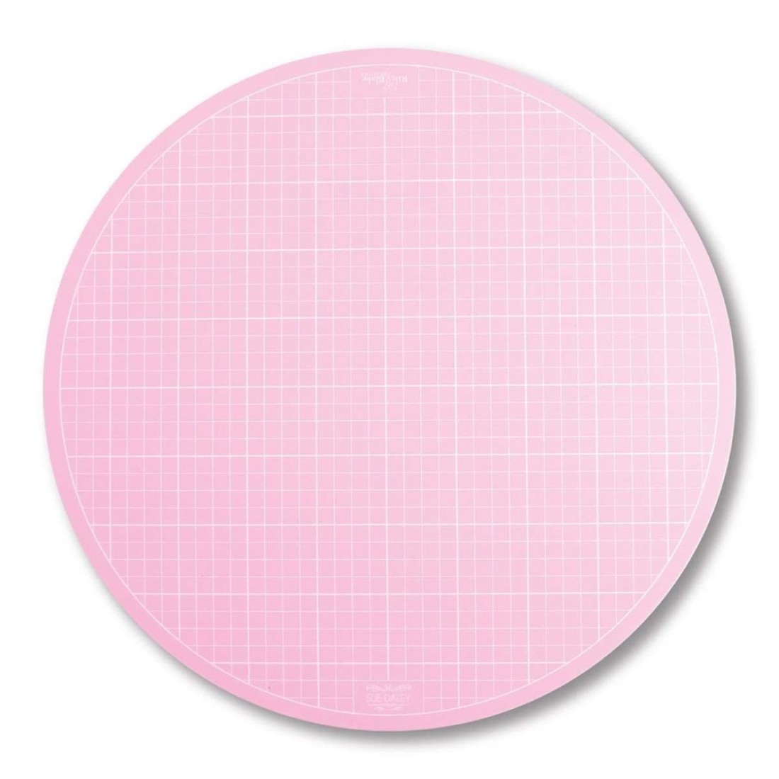 Sue Daley Designs Pink 10&quot; Rotating Cutting Mat EPP English Paper Piecing Patchwork Sewing Quilting self Healing