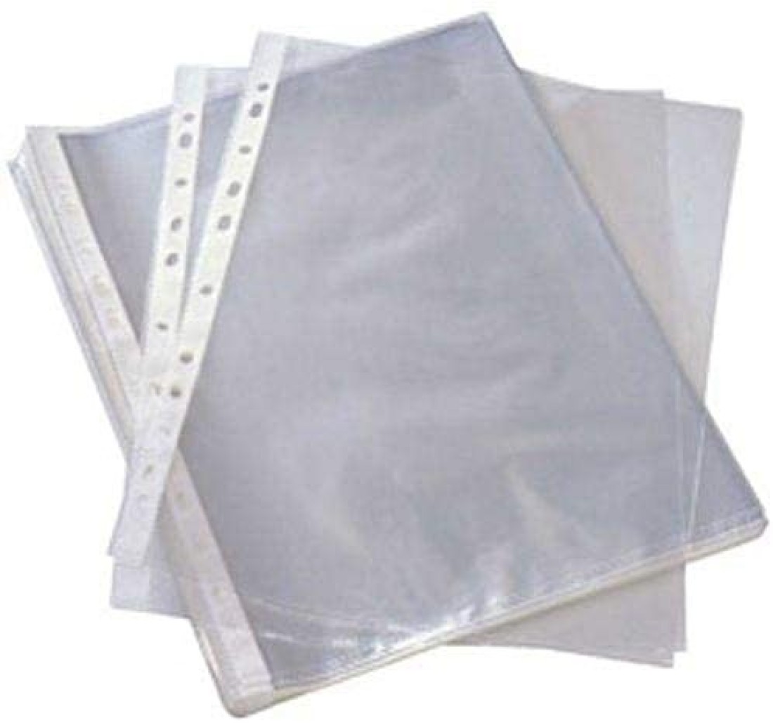 Generic Set Plastic Files, Transparent, 100 Pieces