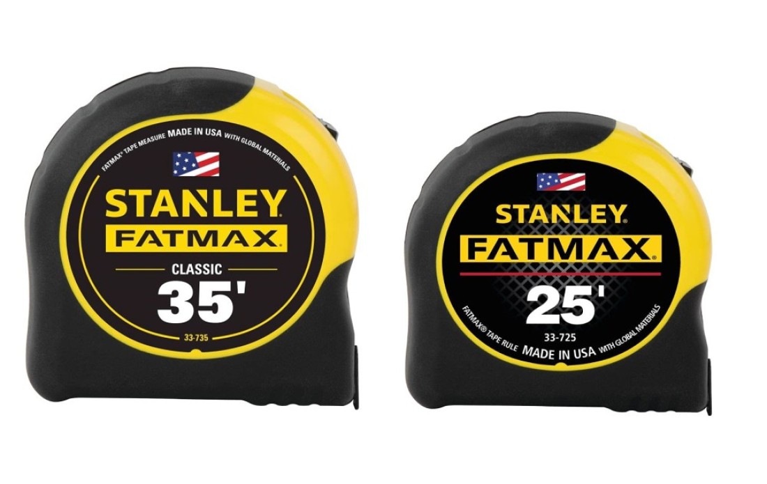 Stanley 33-735-25 35ft. and 25ft. Fatmax Tape Measure Combo Pack, Yellow