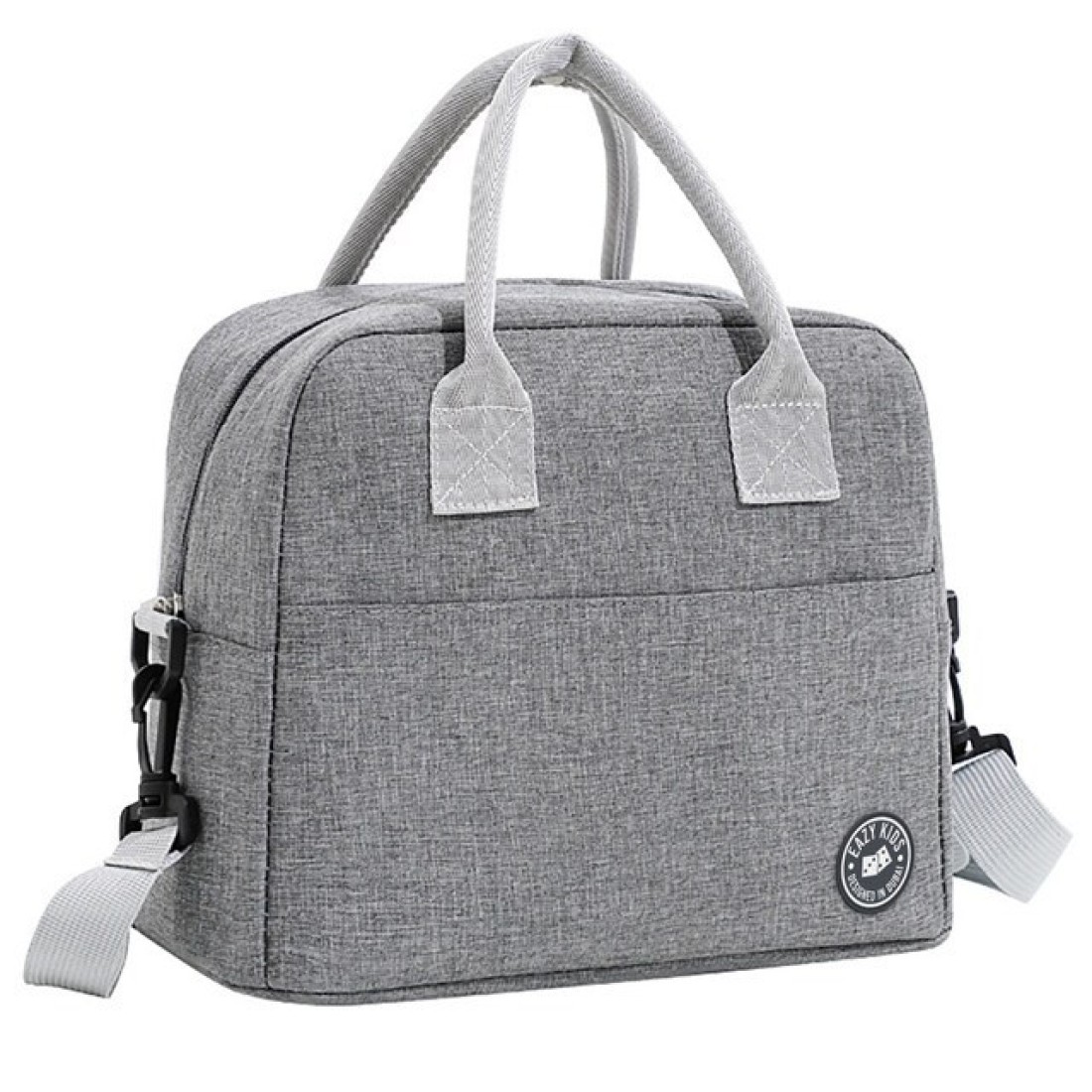 Eazy Kids Insulated Lunch Bag- Grey