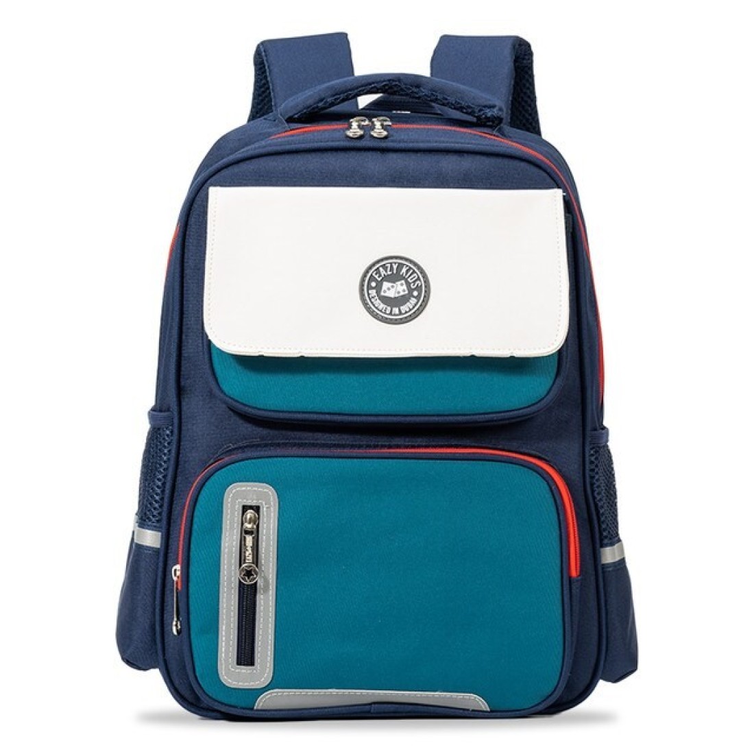 Eazy Kids - Back to School - 16&quot; Ergonomic School Bag - Blue