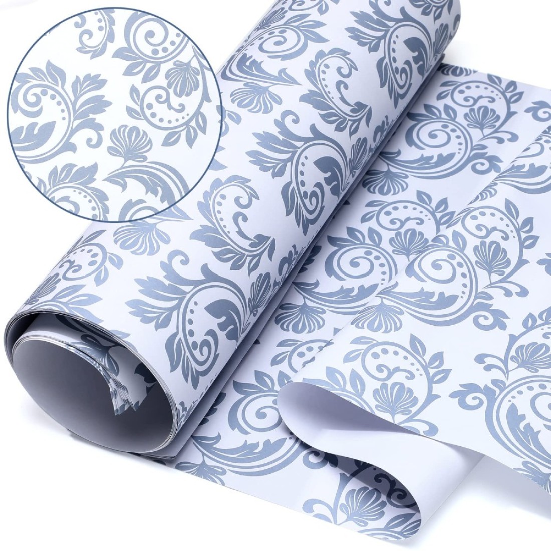 Eersida 20 Sheets 14 x 19.5Inch Scented Drawer Liners for Dresser Drawer Paper Liner Non Adhesive Fragrant Drawer Liners for Bedroom Kitchen Cabinet Home Shelf Closet(Novel Pattern,Linen)