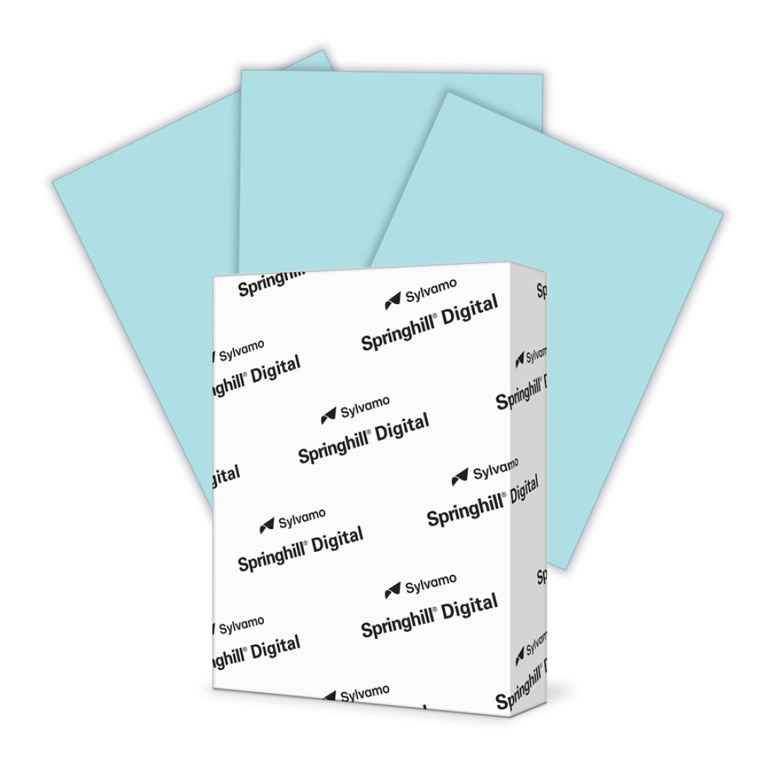 Springhill 85 x 11 Blue Colored Cardstock Paper 67lb Vellum Bristol 147gsm 250 Sheets 1 Ream Premium Lightweight Cardstock Vellum Printer Paper with Textured Finish 026000R