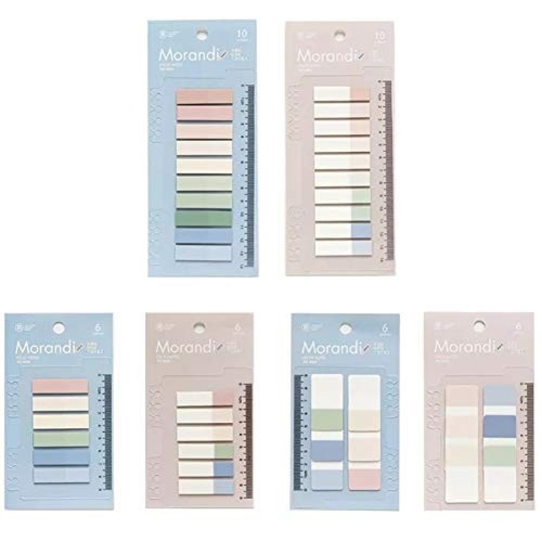 Tvoip 760 Pieces Tabs 3 Size Sticky Index Tabs Pet Flags Tabs Page Markers Paper Index Bookmark Sticky Notes Office Supplies Stationery Tabs Flags