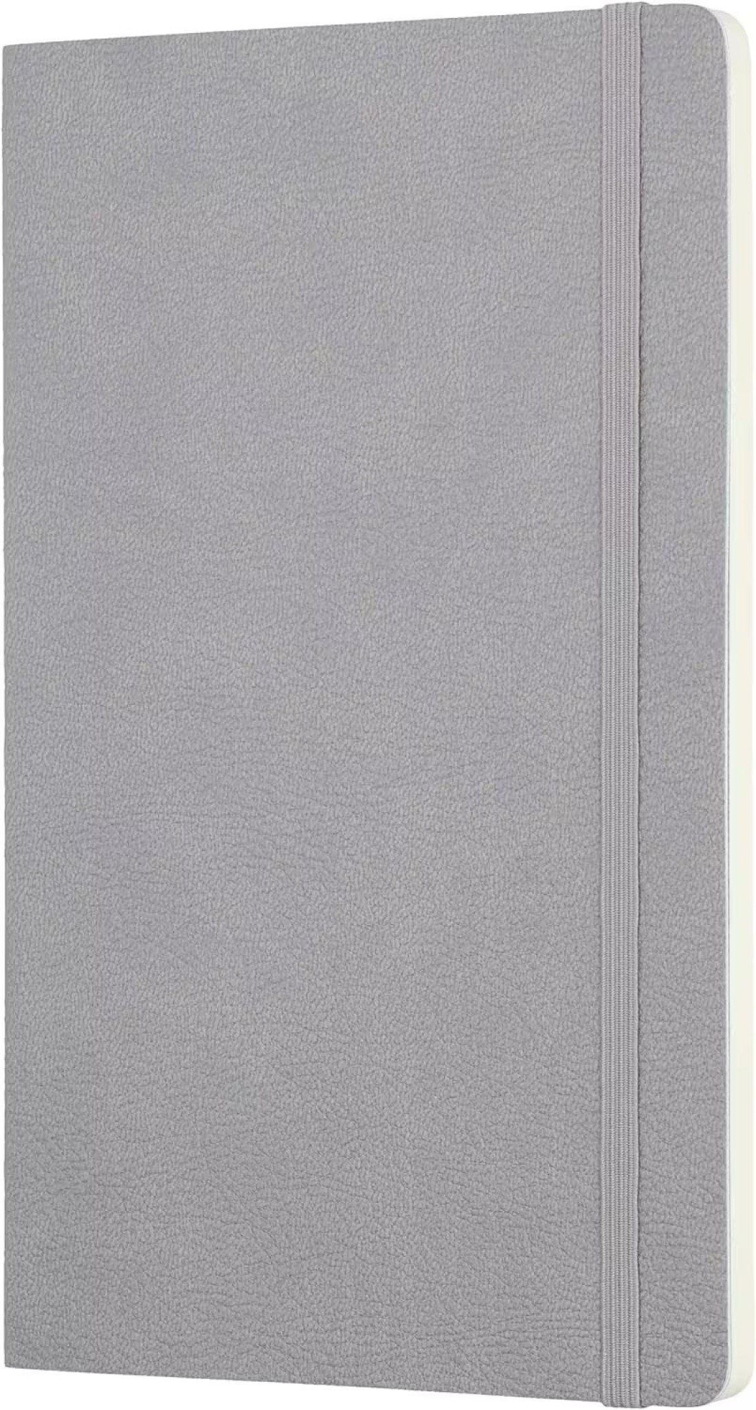 Collins Debden Clementine Grey A5 Slim Ruled Notebook - Flexible Notebook Journal with Soft Touch Leathergrain Cover, 210x126mm