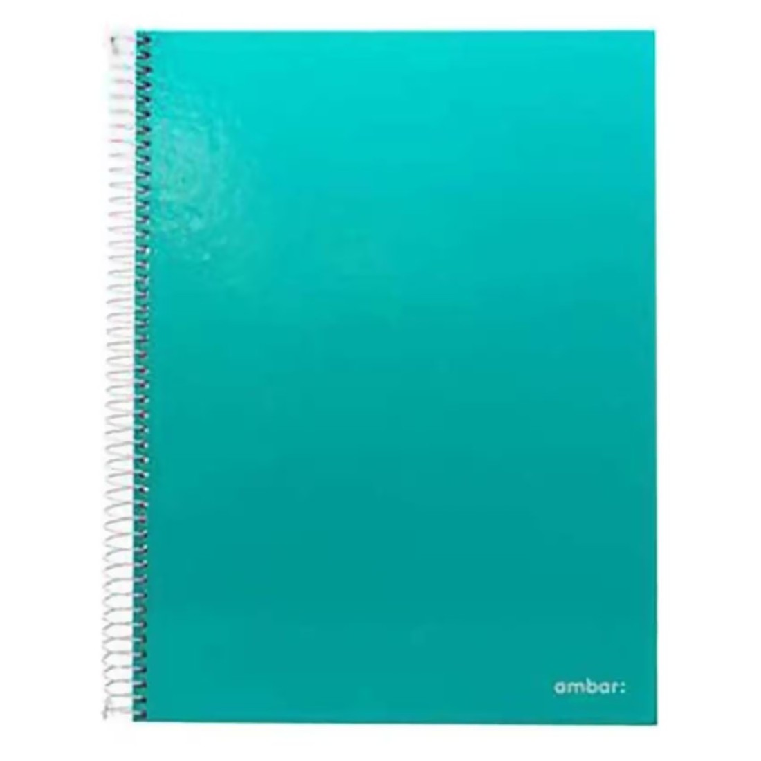 Ambar A4 Hard Cover Spiral Bound School Notebook 120 Sheets Cyan