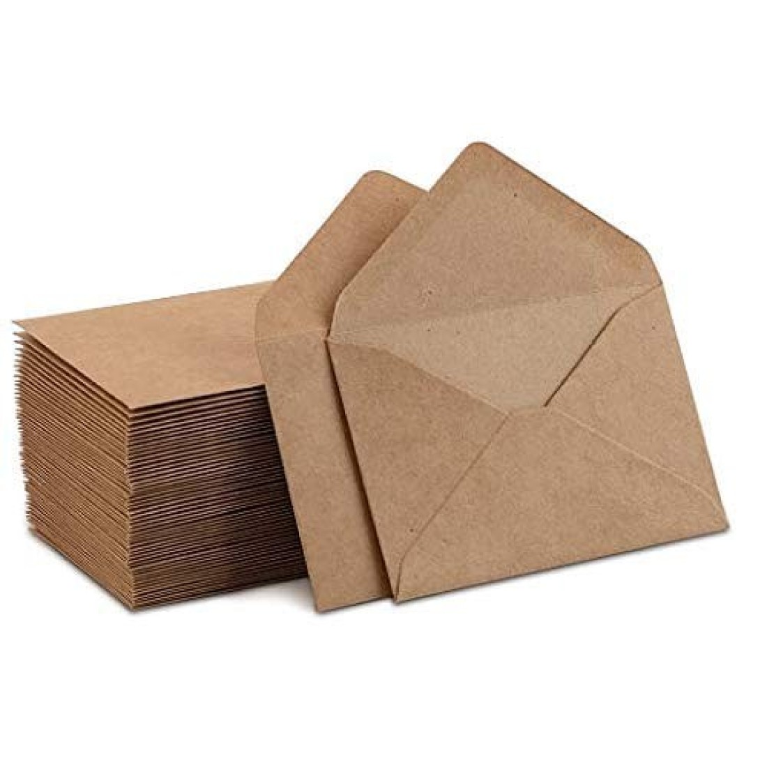 Purple Q Crafts Kraft Mini Envelopes Brown Kraft Envelopes for Gift Cards and Business Cards 4x275 200 Pack