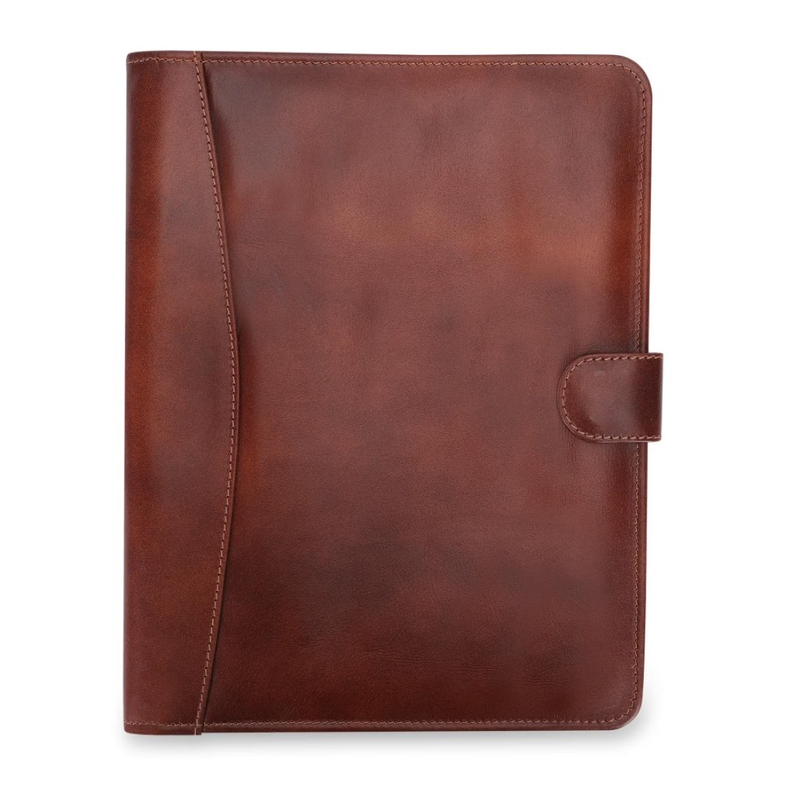 CestAntiQ Leather Padfolio Legal Pad Portfolio Organizer Handmade Full Grain Executive Notebook Binder Heavy Duty Rustic Resume Interview Folio A4 Business Document Folder for Men Women Wine