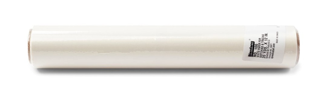 Bienfang Sketching Tracing Paper Roll White 12 Inches x 20 Yards for Drawing Trace Sketch Sewing Pattern