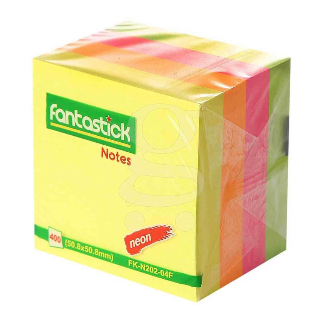 Fantastick Sticky Notes FK-N202-04F Multicolour 50.8x50.8mm 400 PCS