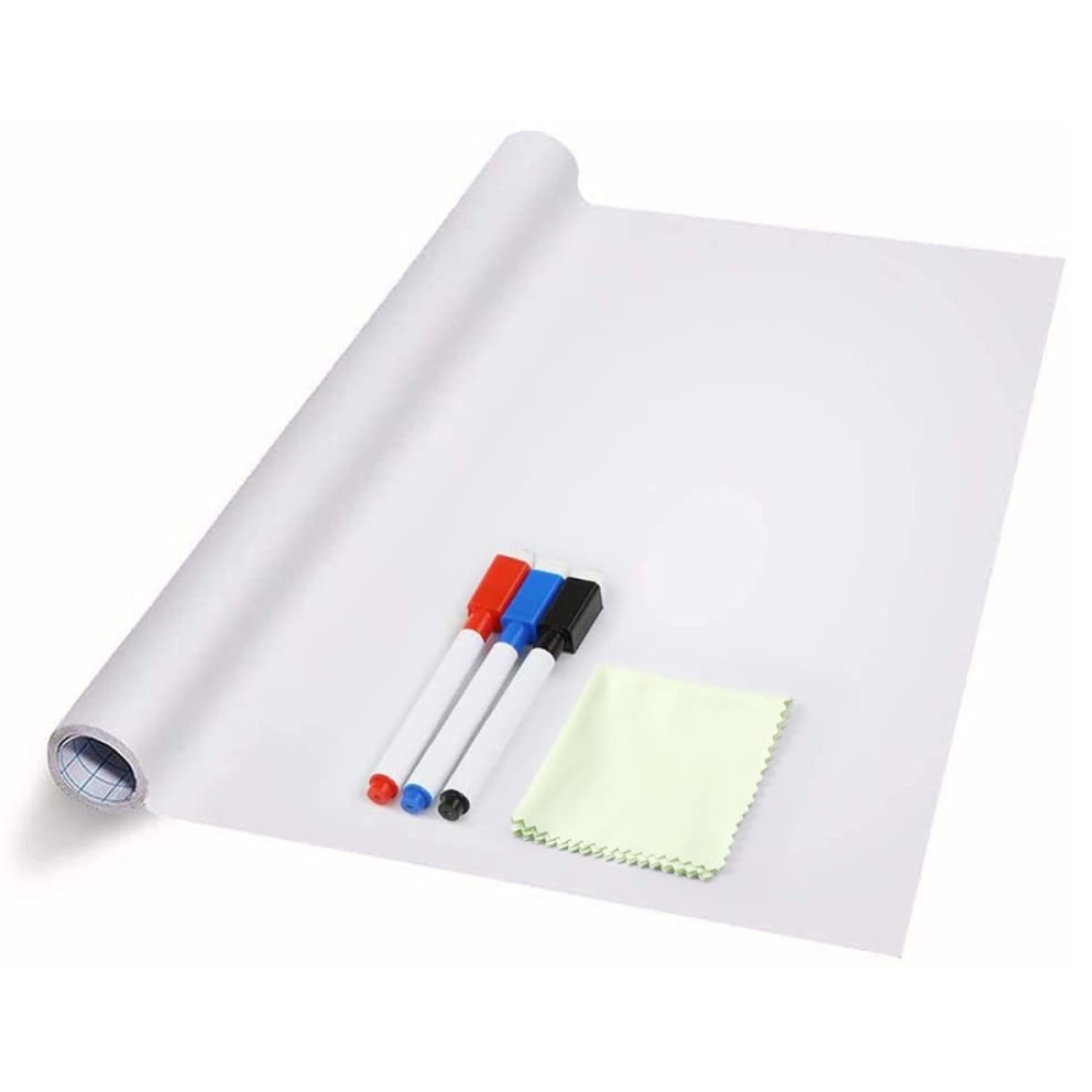 Dry Erase Whiteboard Sticker Wall Decal, Self-Adhesive White Board Peel Stick Paper for School,Office,Home,Kids Drawing with 3 Pen 78.7&quot;x17.7