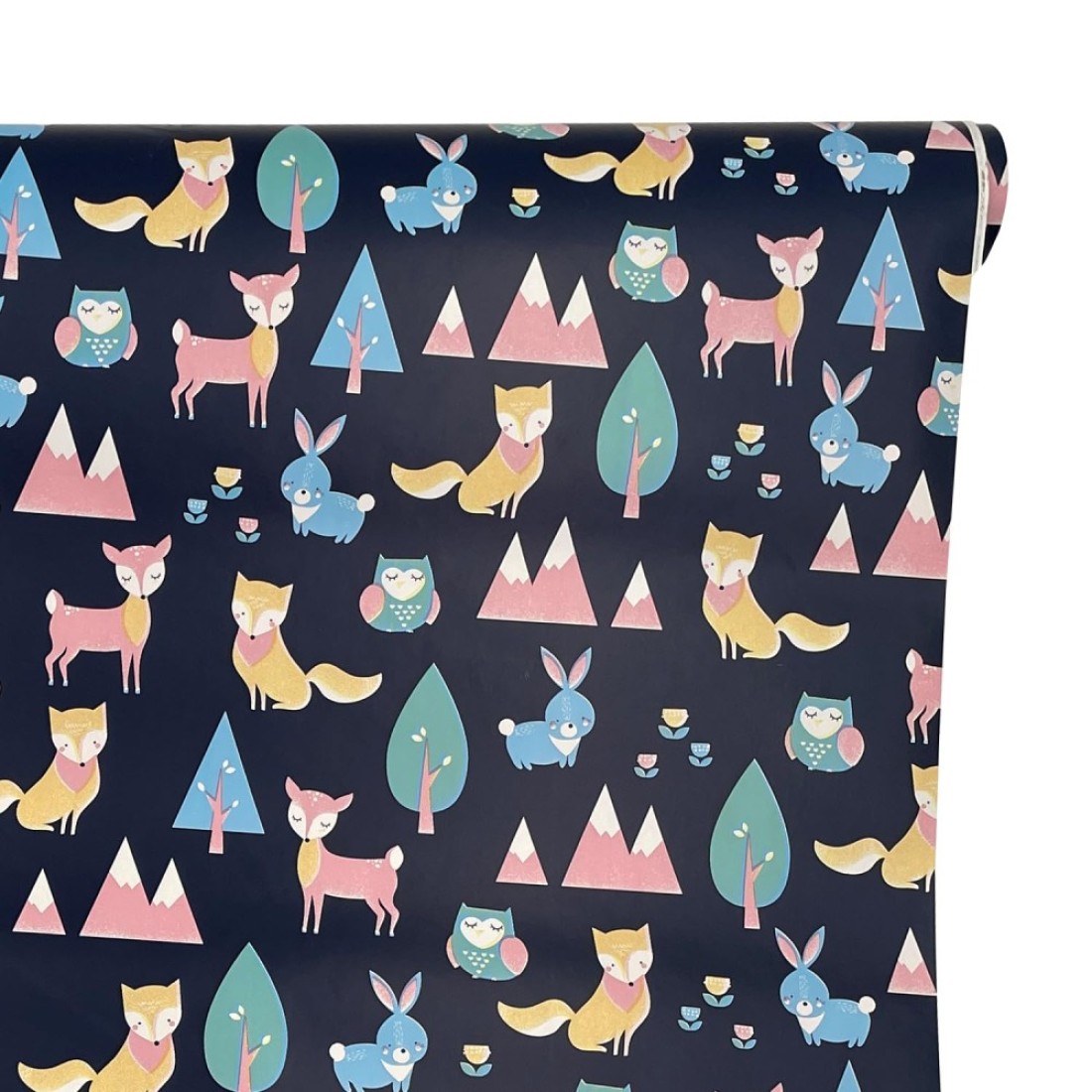 Yifely Fox Shelf Liner Peel &amp; Stick Rabbit Shelving Paper Decor Kids Study Desk Game Table 17.8 Inch by 9.8 Feet