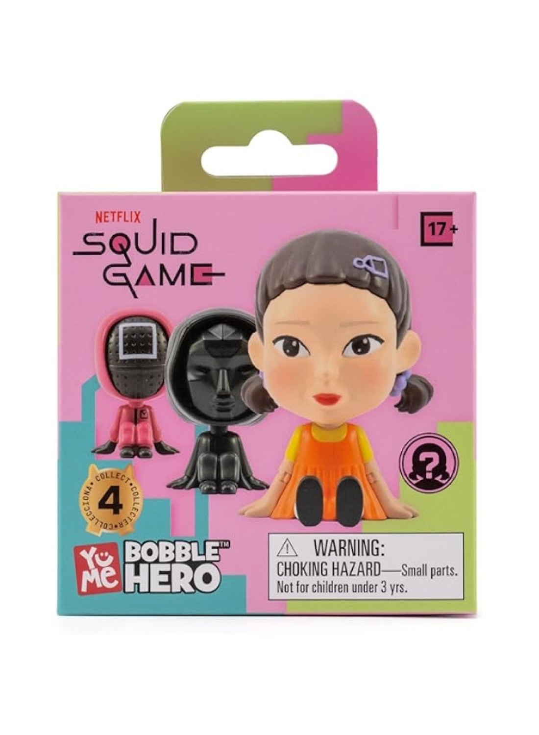 Squid Games Bobble Hero 8cm Blind Box Assorted, One Piece Sold Separately