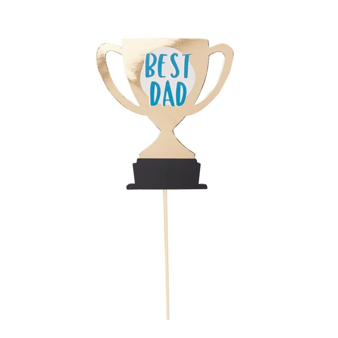 Hootyballoo Best Dad Trophy Cake Topper