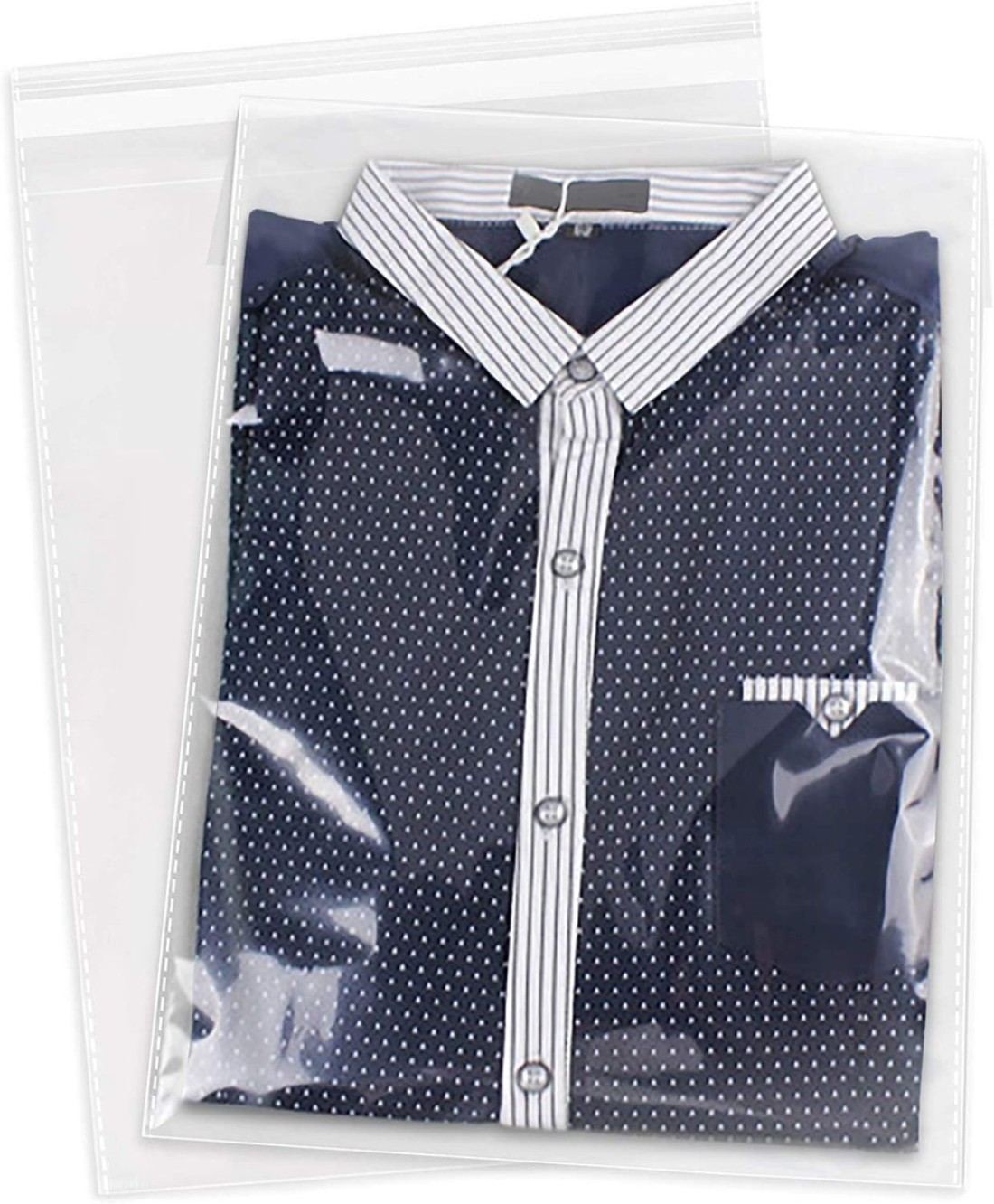 Markq 10 x 14 inches Clear Resealable Poly Mailers Bag, [90 Piece] Self-Sealing Plastic Cellophane Cello Bags for 10 x 14 Prints, T-Shirts, Flyers, Wedding Gifts Basket Supplies