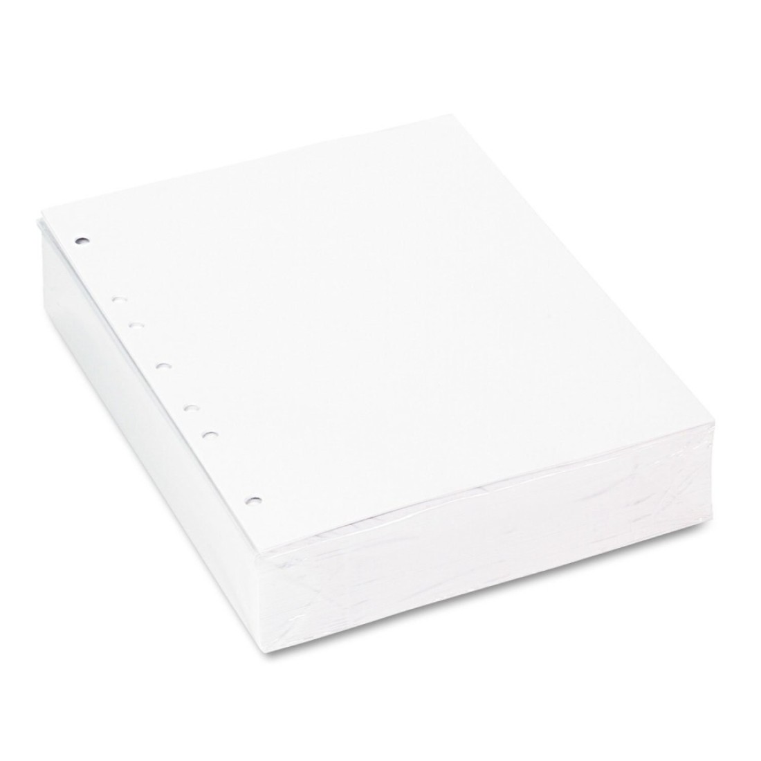 PrintWorks Professional Pre Punched Paper 7 Hole Punch Left for 2 Ring 3 Ring Binders Side Fastener File Folders 85 x 11 20 lb 500 Sheets 04342 White