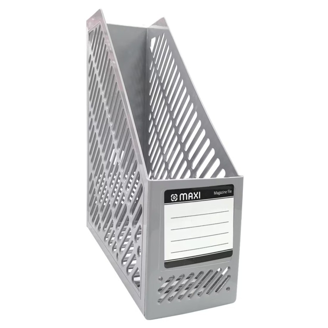 Maxi Magazine and File Holder Grey
