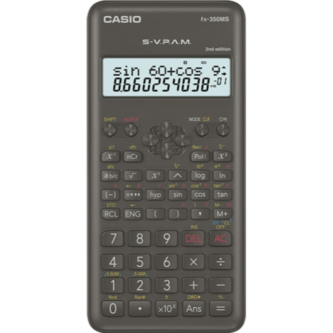 كازيو آلة حاسبة علمية FX 350MS الإصدار الثاني