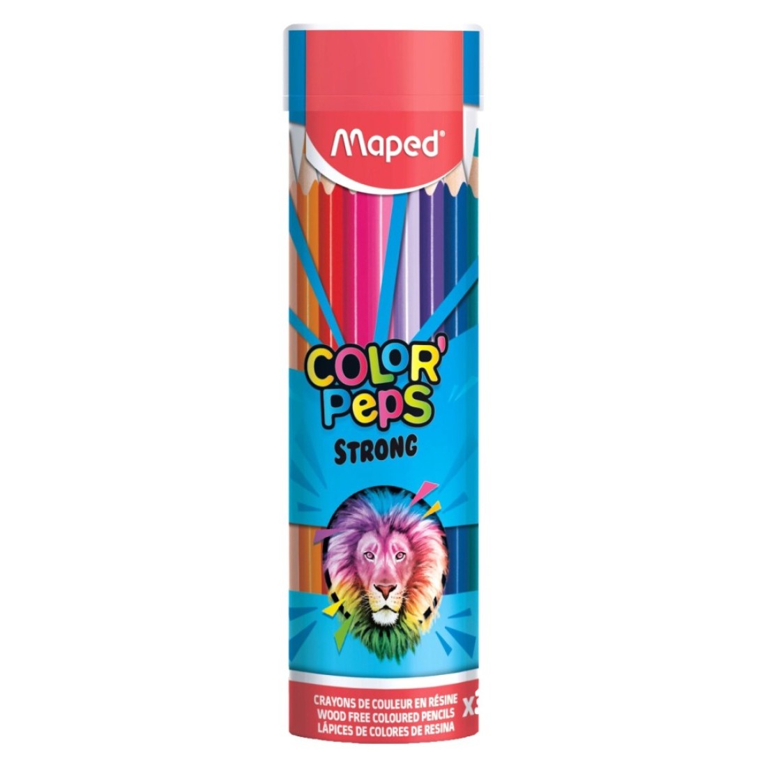 Maped Color&#39;Peps Strong Coloured Pencils Cylinder Tube 36 PCS