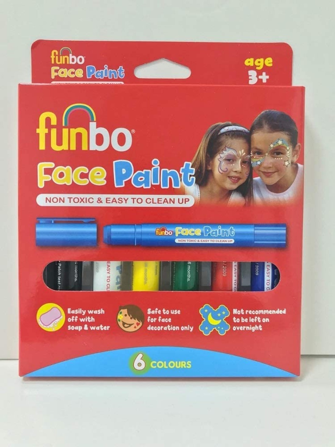 Generic Funbo Face Paint 6 Color Set