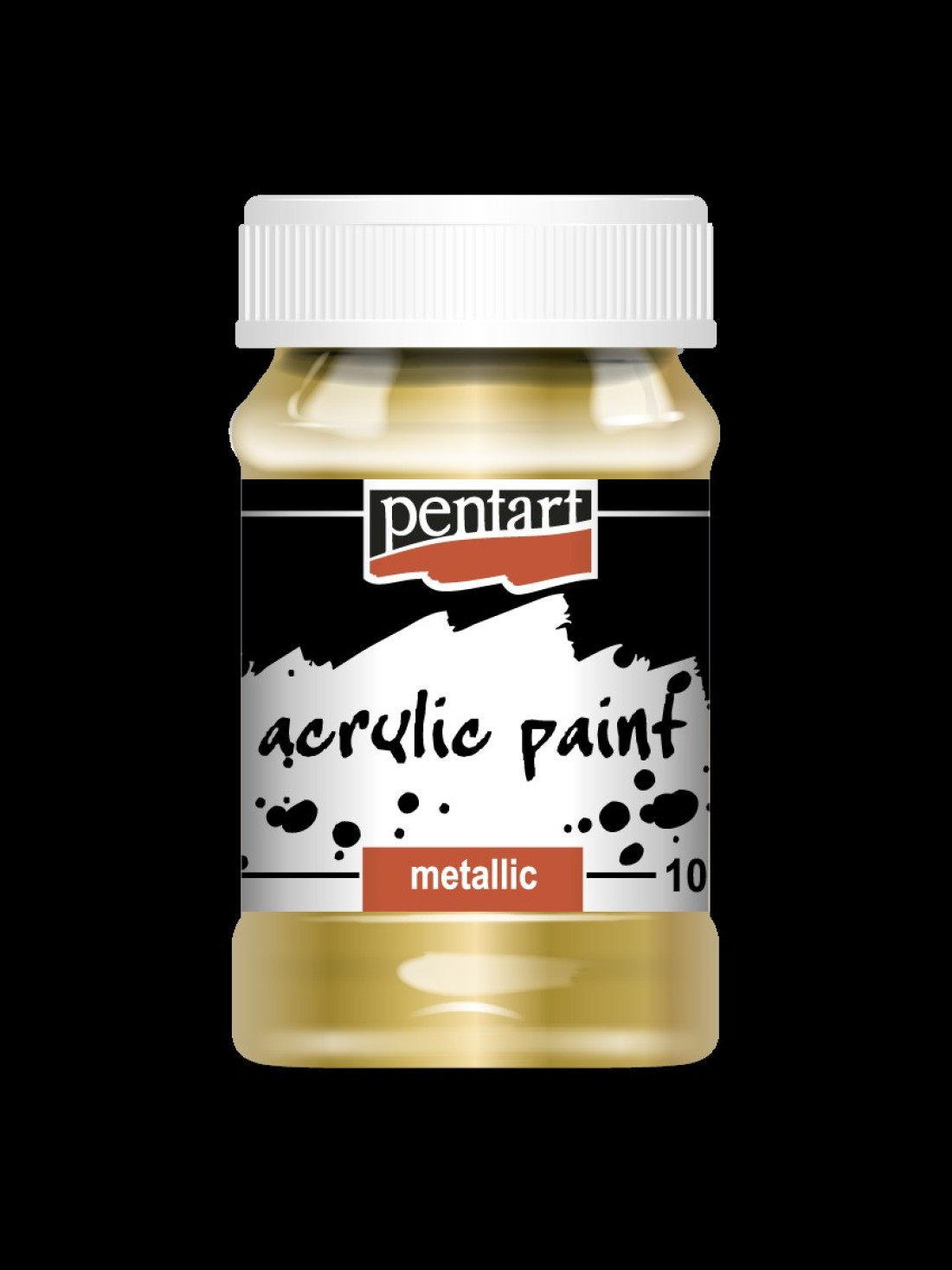 ACRYLIC PAINT METALLIC GOLD 100ML
