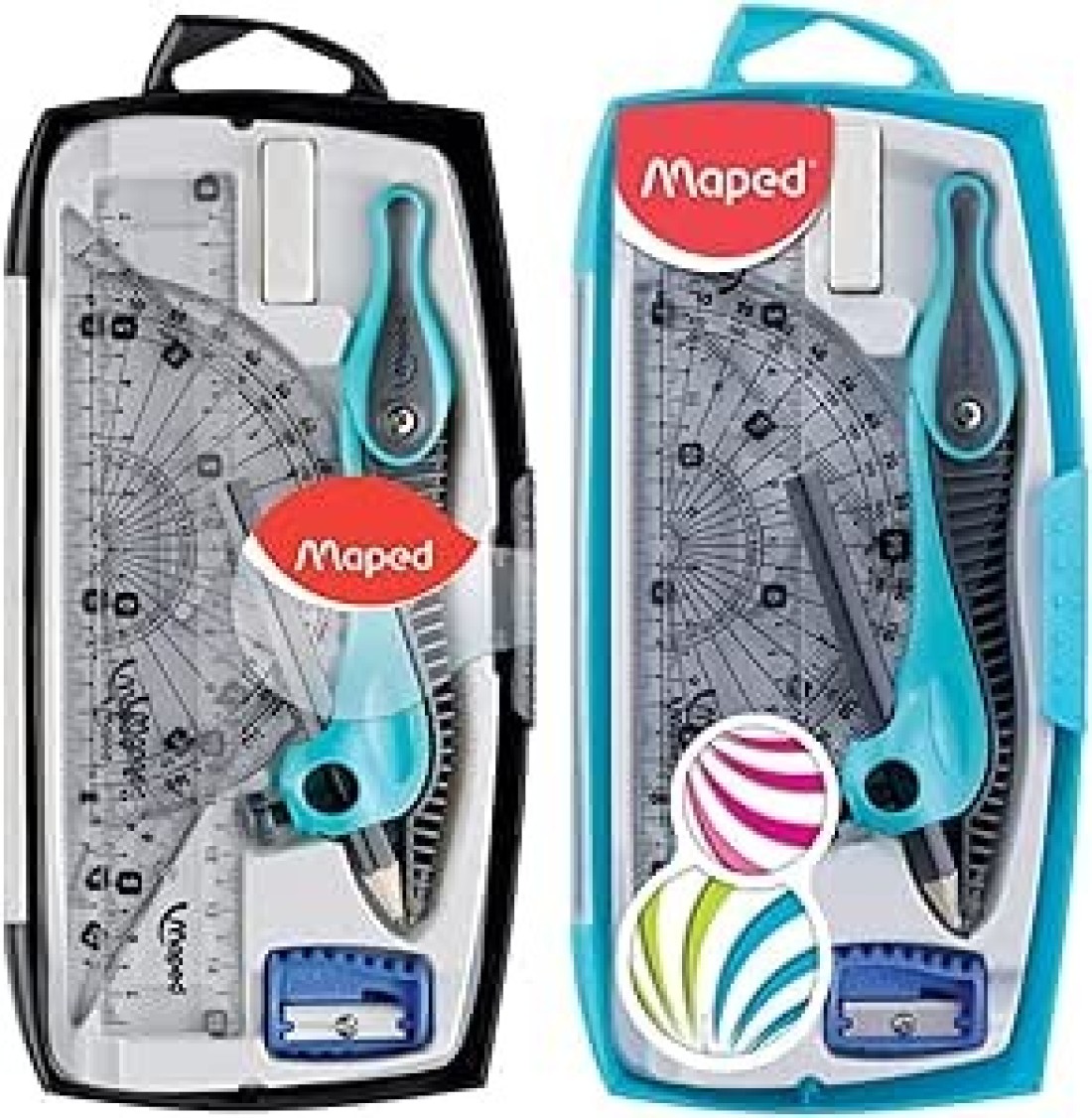 Maped Helix USA Super School Kit Kid&#39;Z Geometry 8 Piece Set