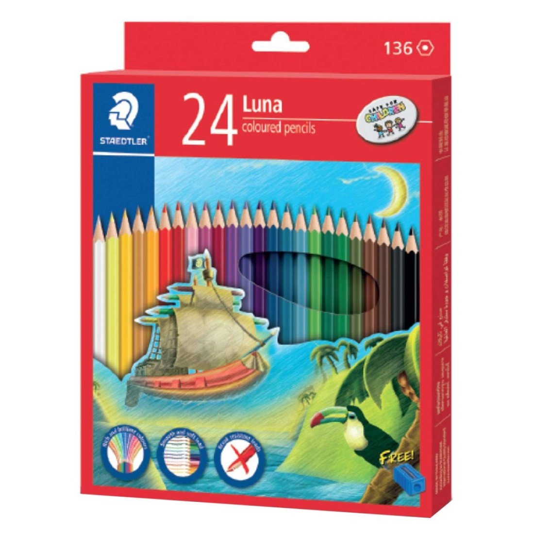 Staedtler Luna Coloured Pencils 24 PCS