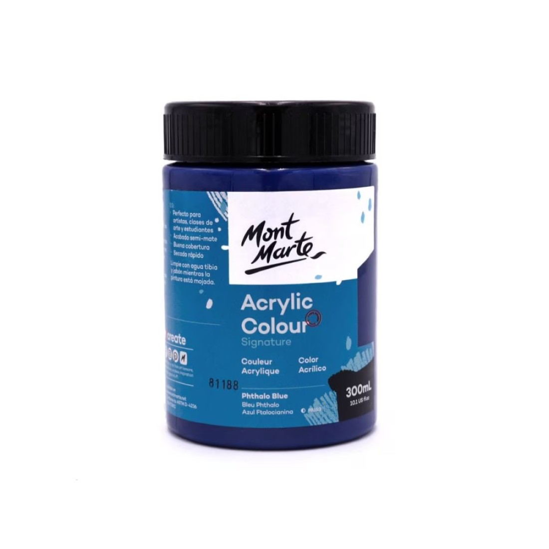 Mont Marte Acrylic Paint Phthalo Blue