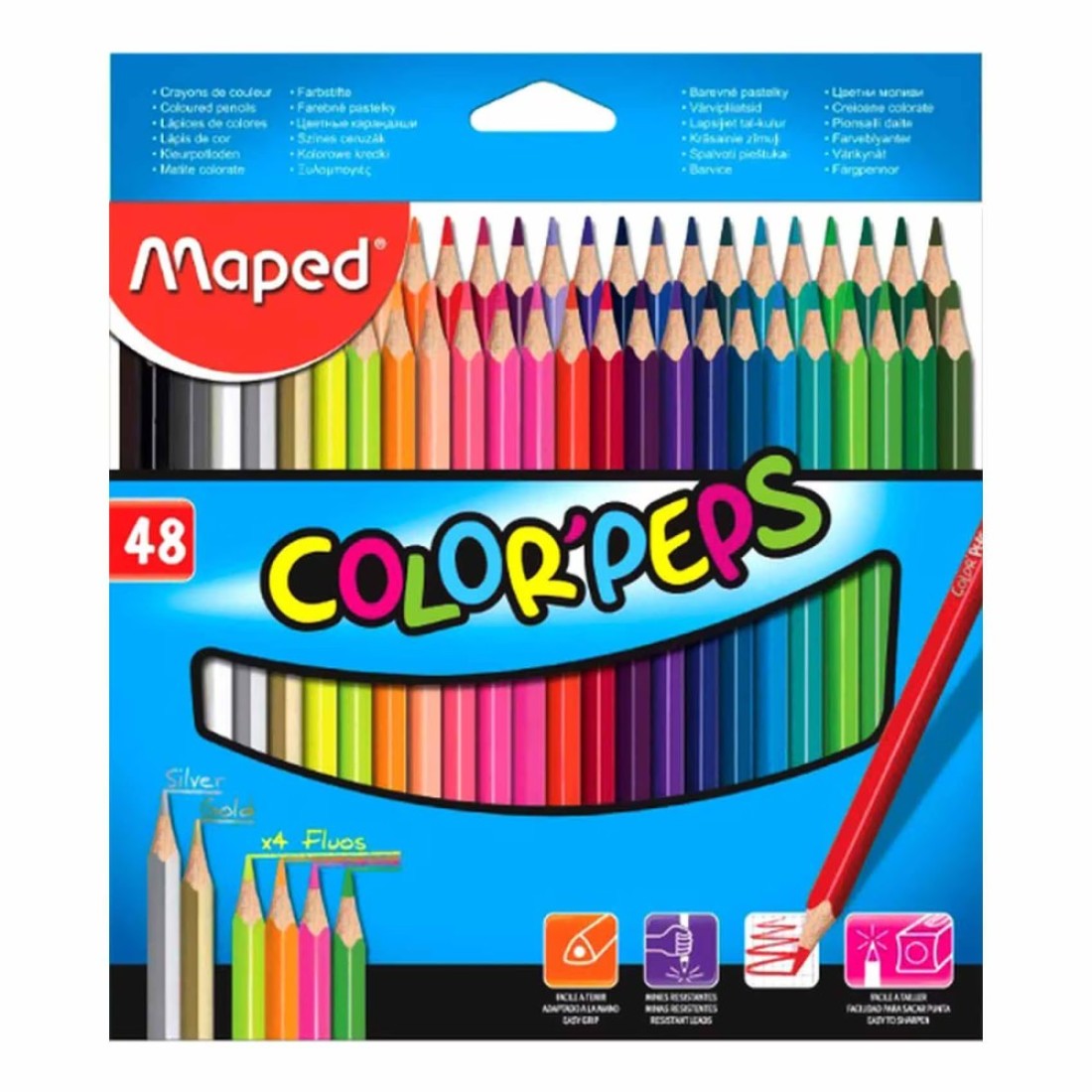 Maped Color&#39; Peps Coloured Pencils 48 PCS