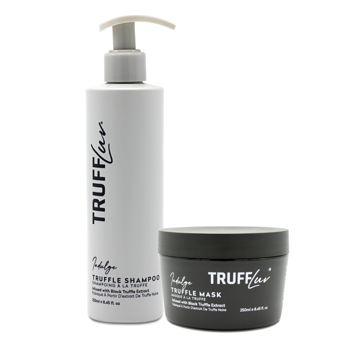 TruffLuv Indulge Collection Truffle Clarifying Shampoo Hydrating Strengthening Mask with Black Truffle Extract 845 Fl Oz Duo Paraben Sulfate Free