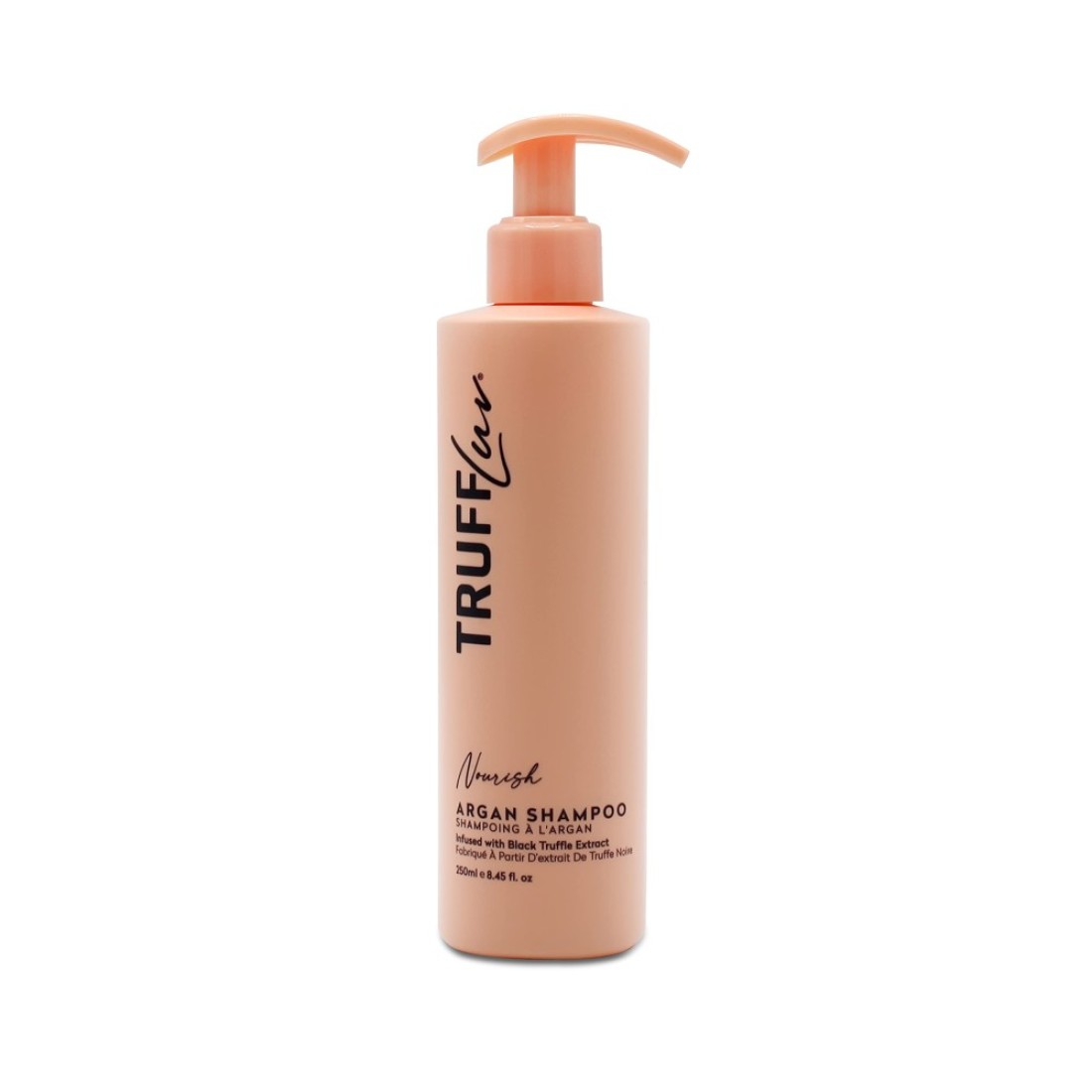TruffLuv Nourish Collection Argan Shampoo Infused with Black Truffle Extract Replenishing Shampoo Deeply Hydrates Nourishes Soothes Hair and Scalp Paraben Free Sulfate Free 845 Fl Oz