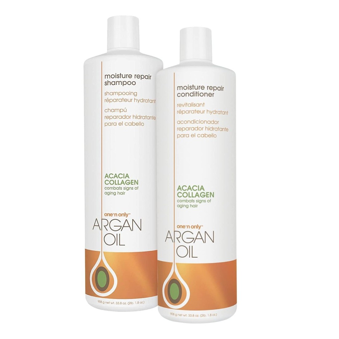 One n Only Argan Oil Moisture Repair Shampoo And Conditioner Set 33 Oz Each