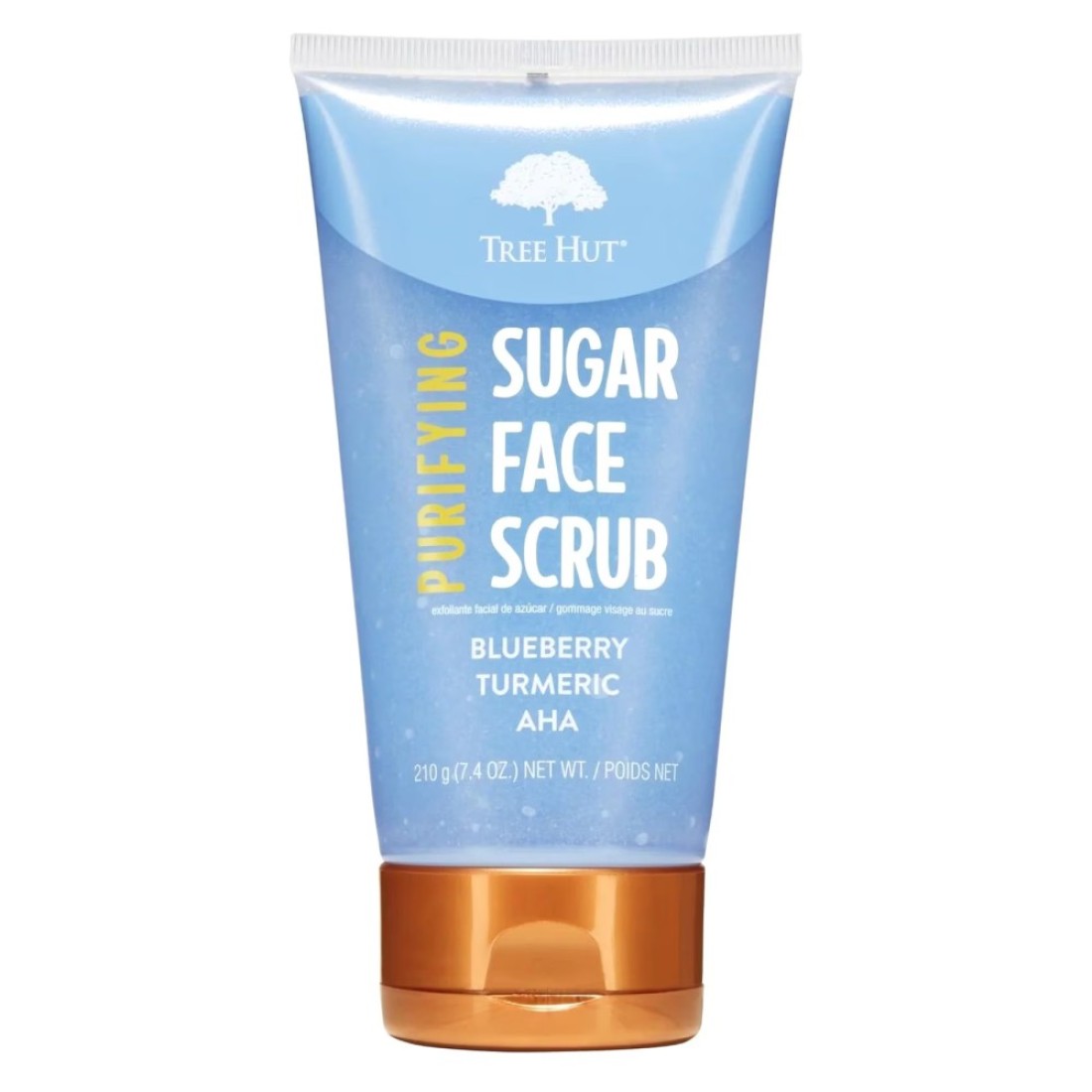 Tree Hut Blueberry And Turmeric Purifying Sugar Face Scrub Blue 210g