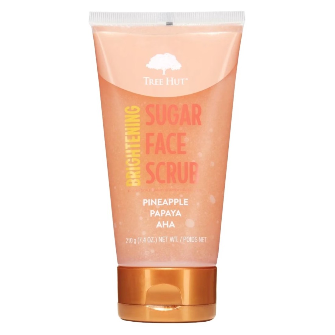 Tree Hut Pineapple And Papaya Brightening Sugar Face Scrub Pink 210g