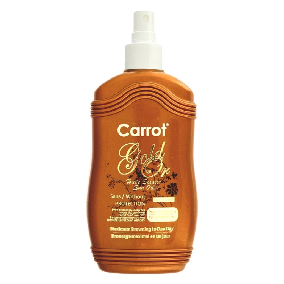 Carrot Sun Gold Tanning Oil Clear Brown 200ml