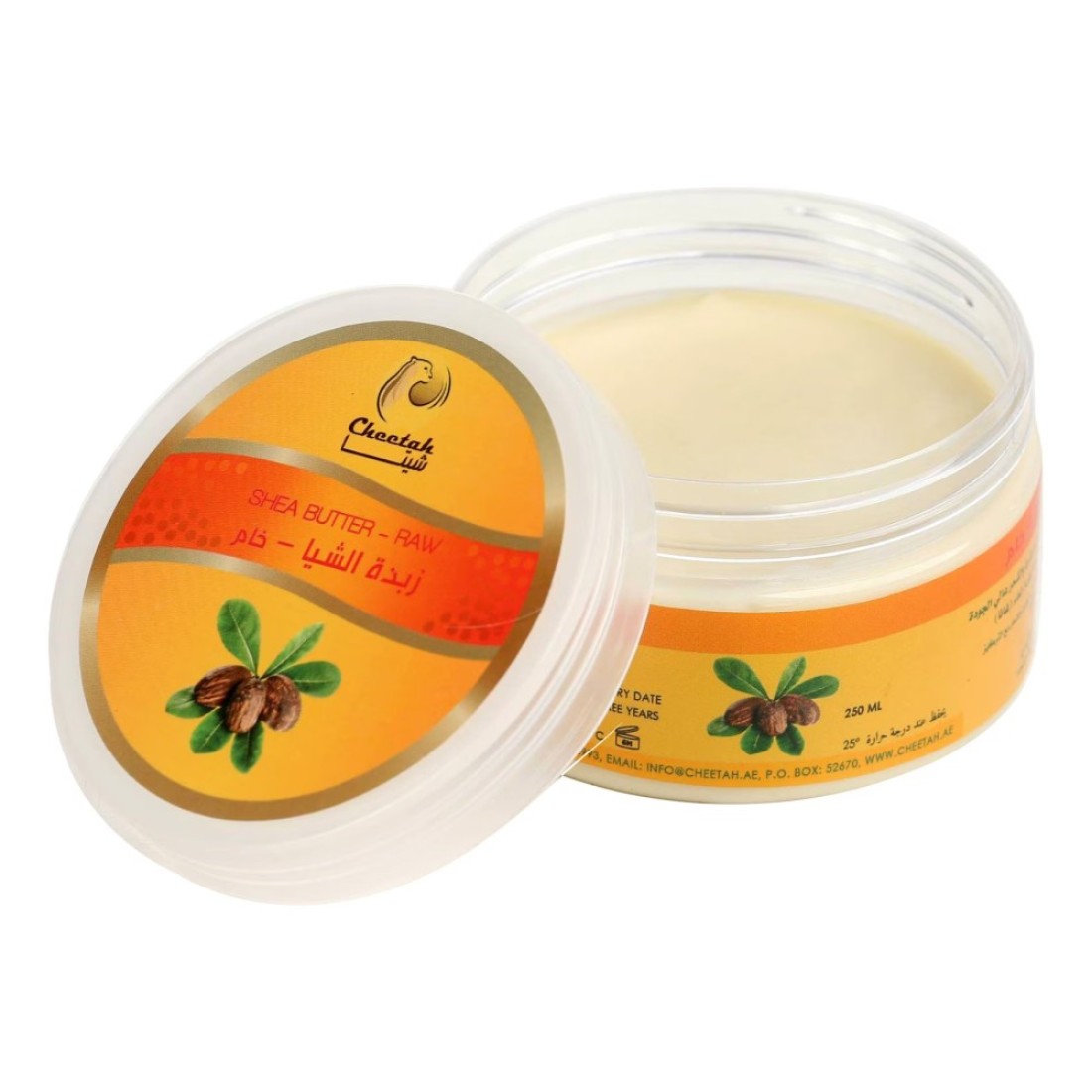 Cheetah Shea Butter Raw White 250ml