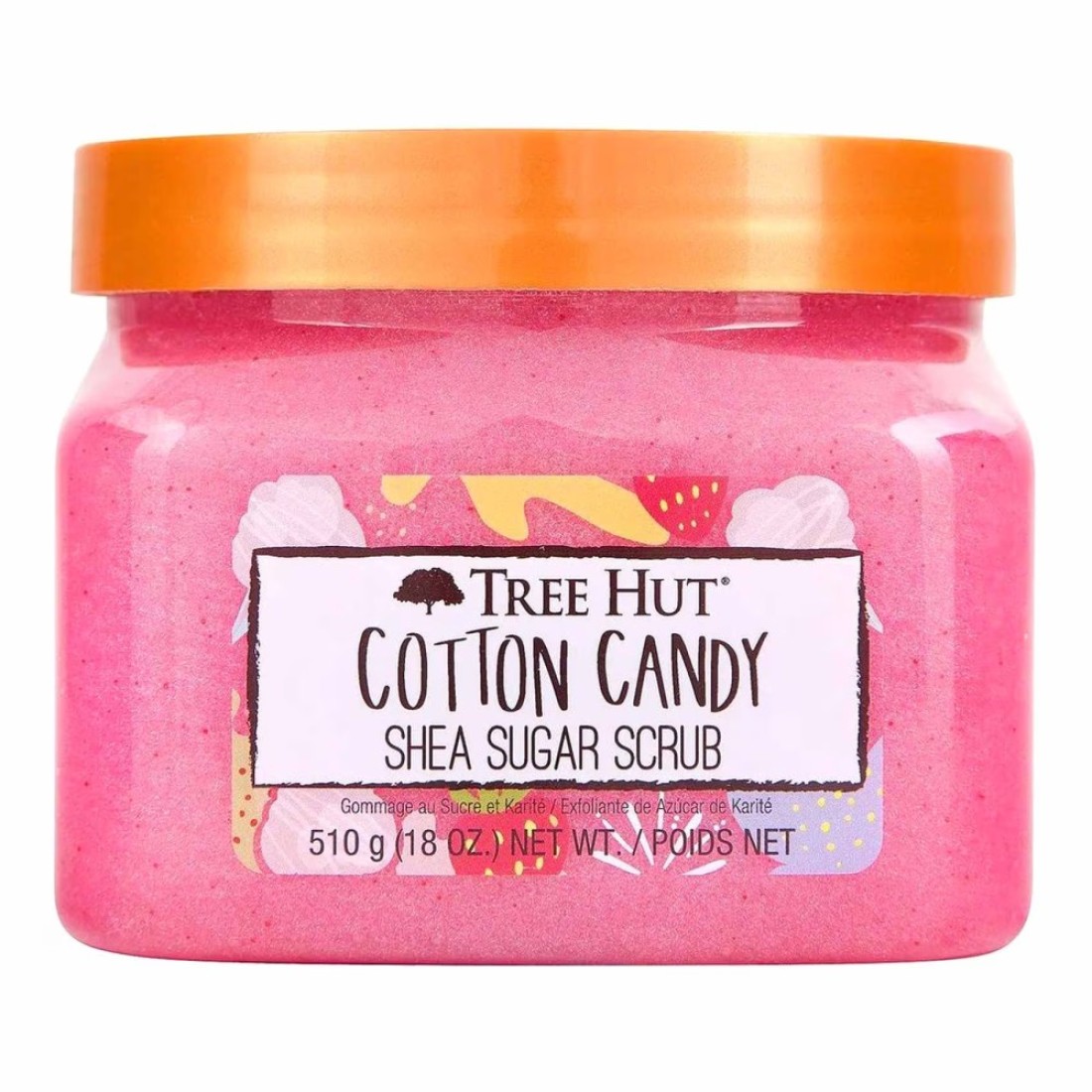 Tree Hut Cotton Candy Shea Sugar Scrub Pink 510g