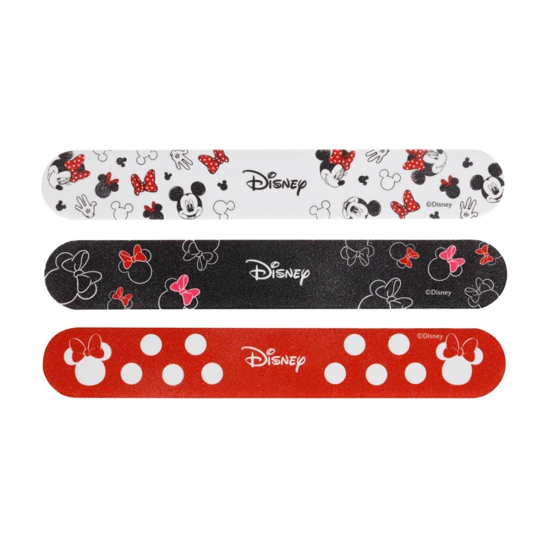 TweezermanDisneys Mickey Mouse Minnie Mouse Earesistible Nail Files Pack of 3