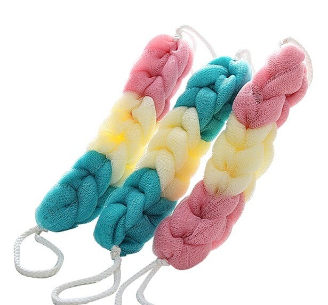 3 Packed Soft Shower Mesh Foaming Sponge Exfoliating Scrubber Bath Shower Sponge Mesh Bath And Shower Sponge For Body Wash Shower For Women And Men.