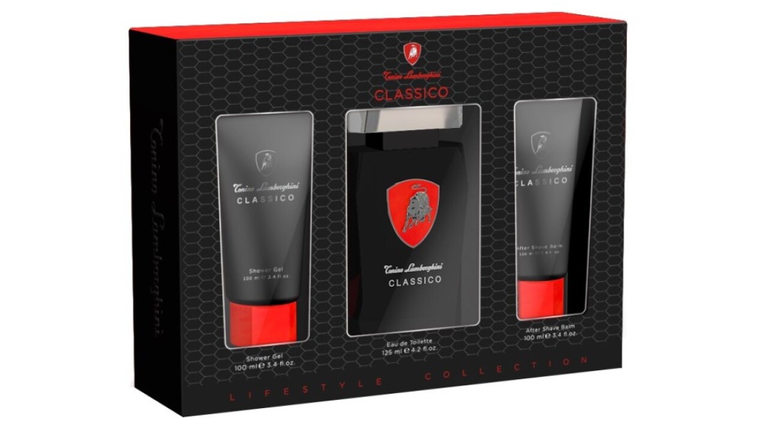 Lamborghini Classico Gift Set Edt 125ml + Shower Gel 100ml + After Shave Balm 100ml