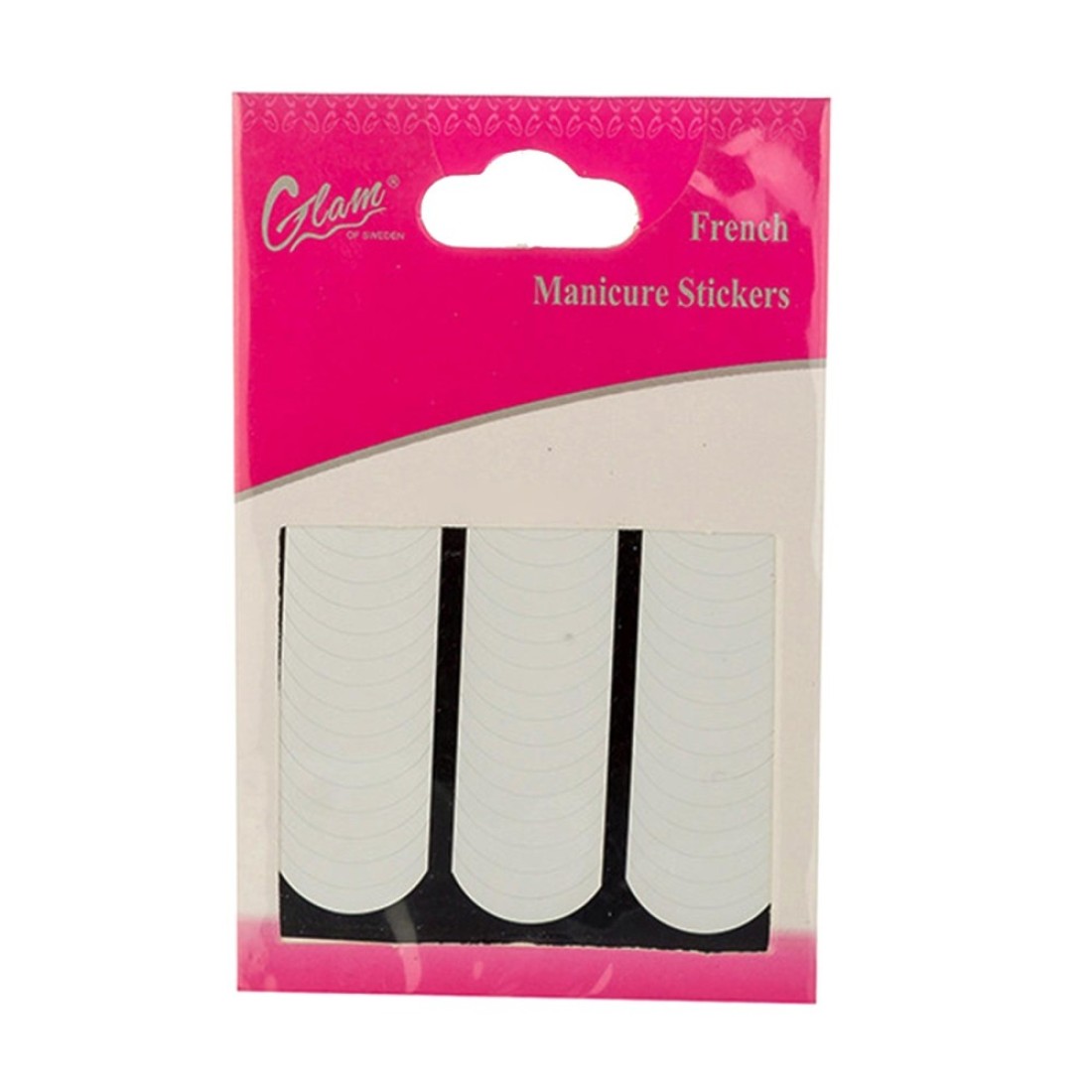 Glam Of Sweden French Manicure Stickers White