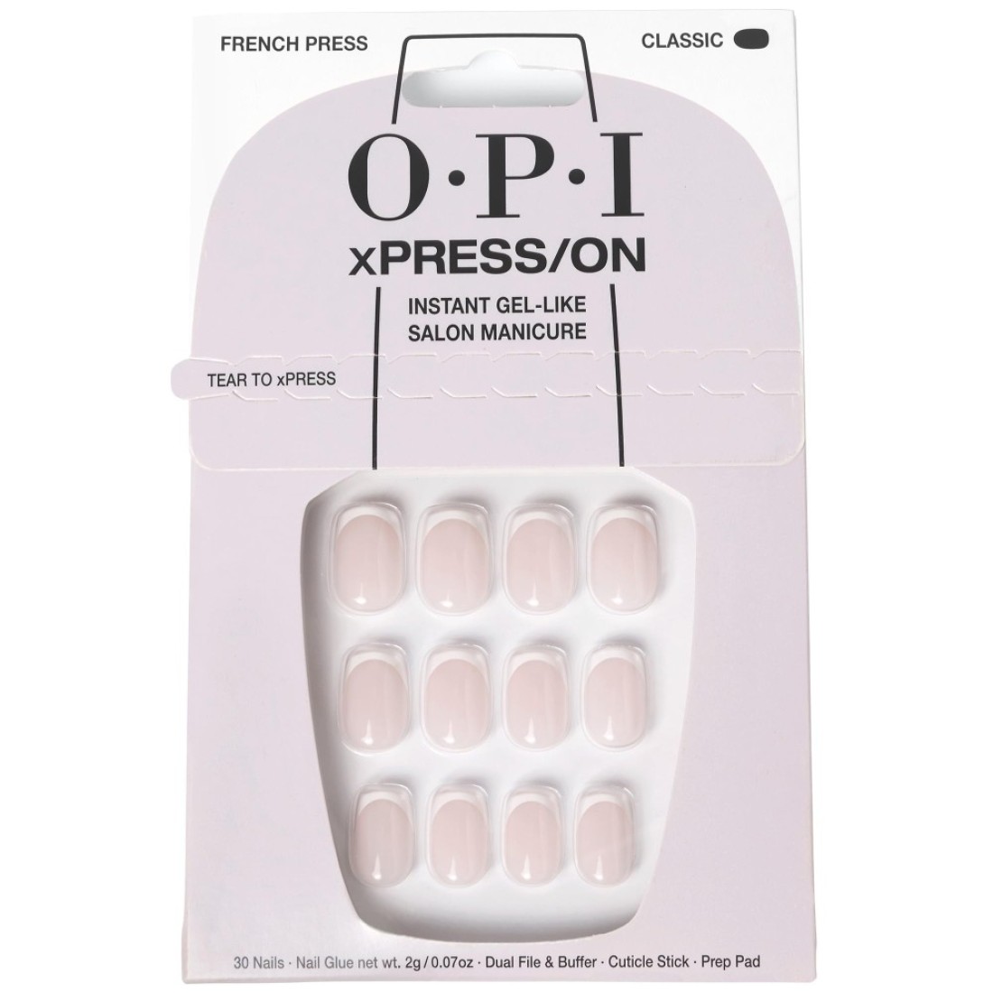 OPIxPRESSON Press on Nails Short Round Nail Art Press On Nails With Nail Glue Long Lasting Reusable Nondamaging