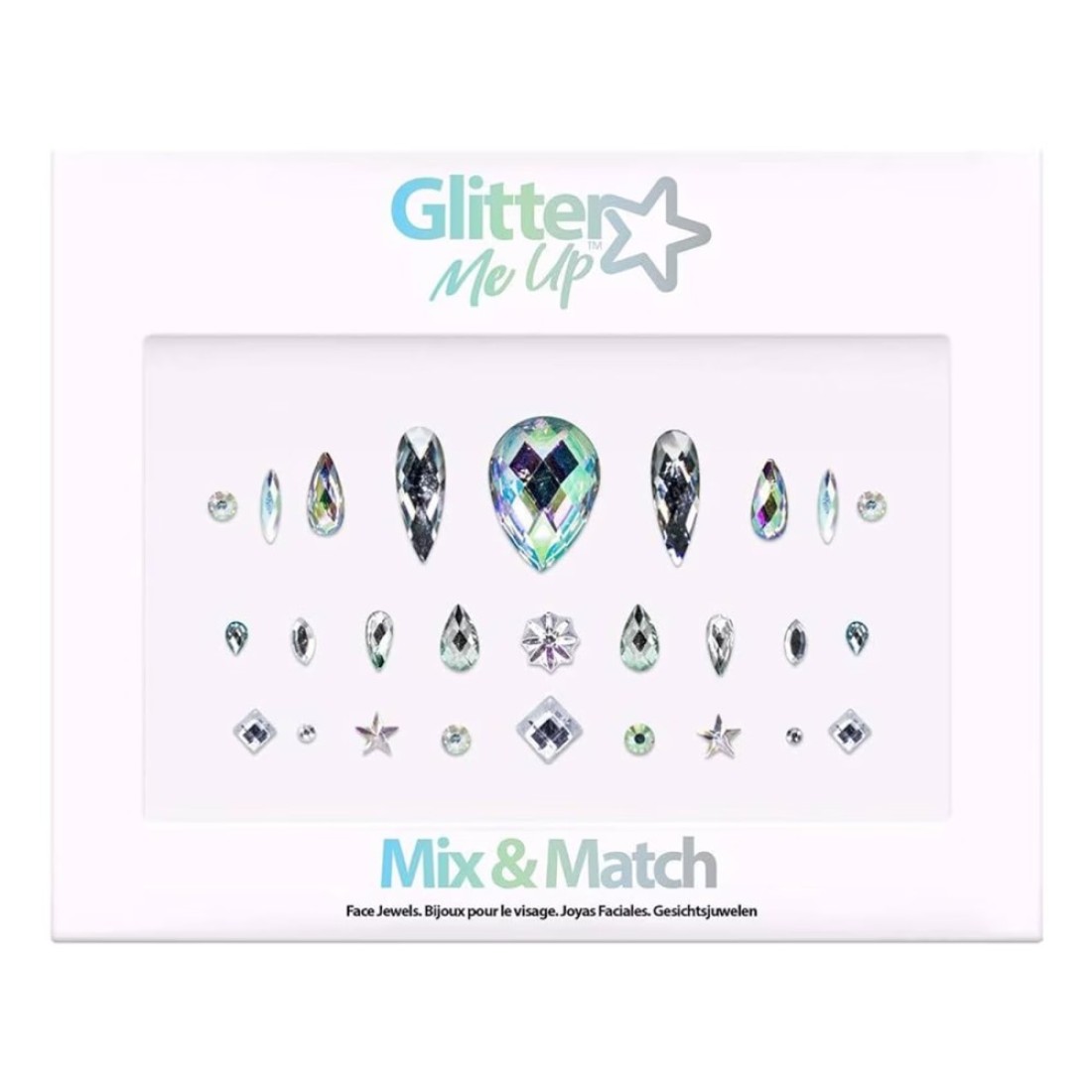 Glitter Me Up Mix and Match Gems Face Jewels