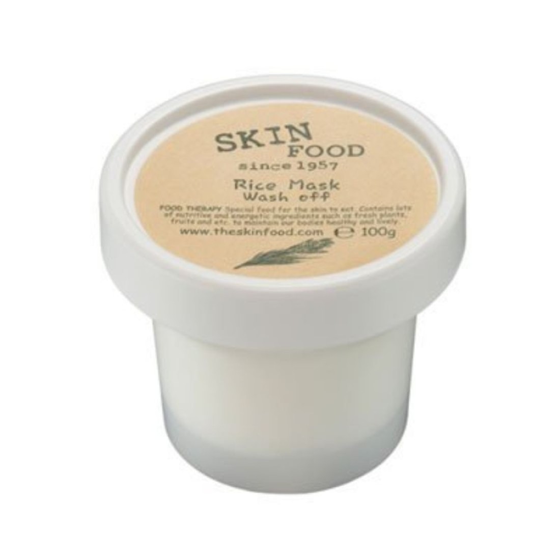 Skinfood Korean Cosmetics, Skin Food, Rice Mask Wash Off 00G