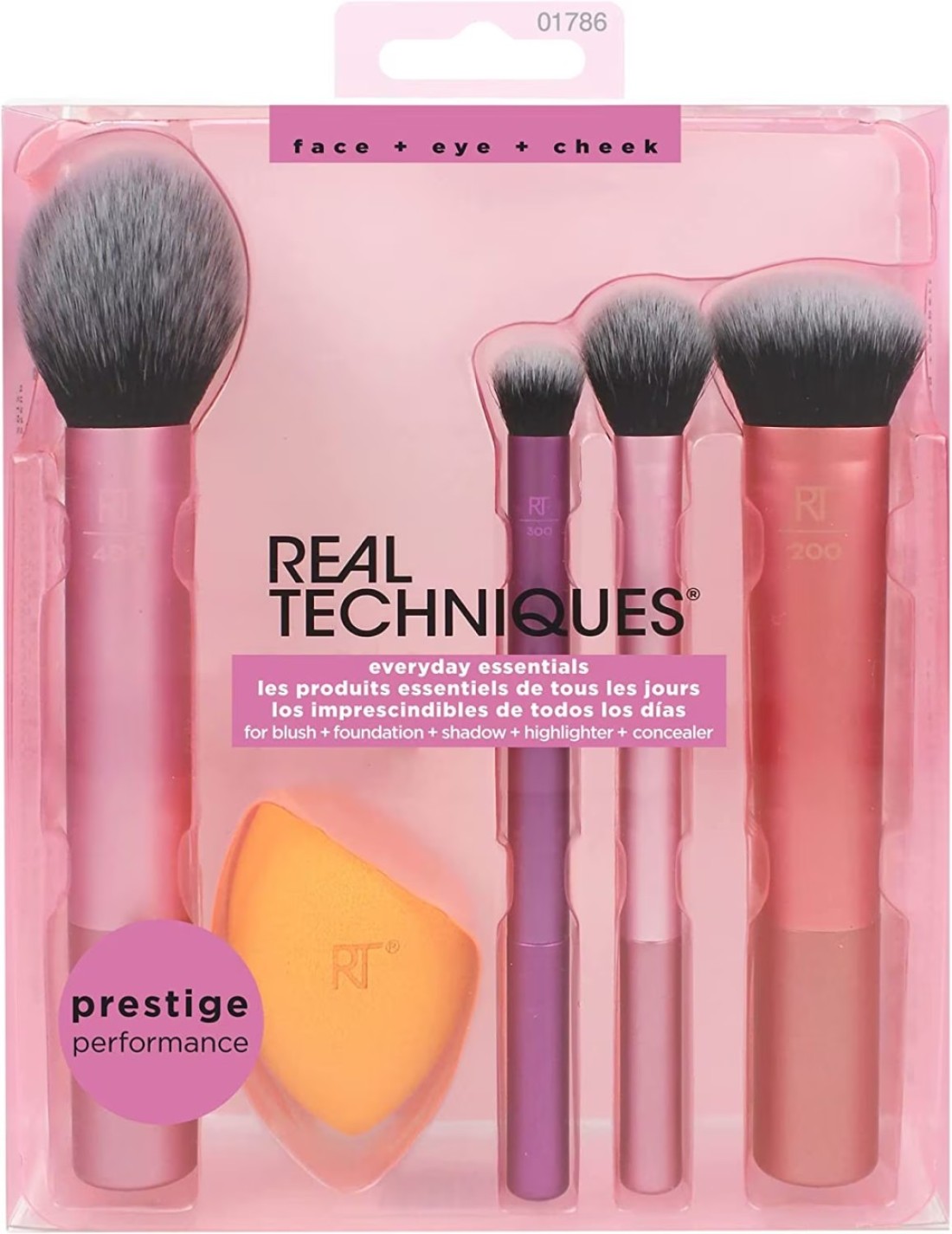 The Everyday Essentials set from Real Techniques gives you 5 essential tools to master any look tapered, soft and fluffy bristles. Blend powder blush evenly for a smooth, natural look