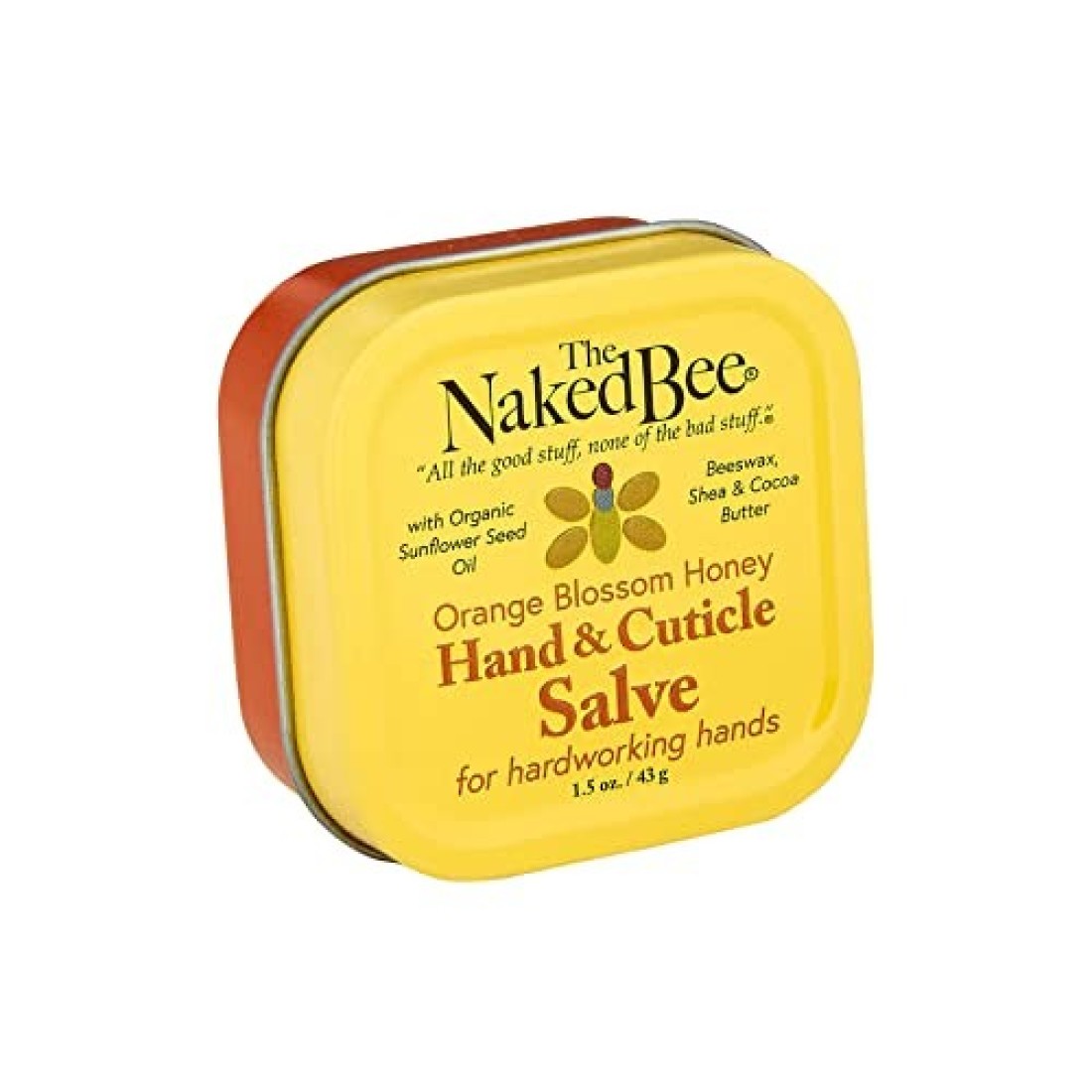 The Naked Bee Hand Cuticle Healing Salve 15 ozSunflower Beeswax Shea Butter