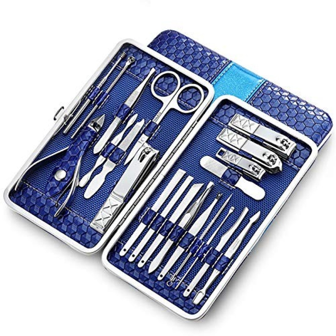 Manicure Set Nail Care Kit Professional Nail Clippers Set Manicure Nail Kit Nail Care Set Fingernail Clippers Set Nail Manicure Set Fingernail Kit Nail Tool Set Manicure and Pedicure Kit 21 in 1